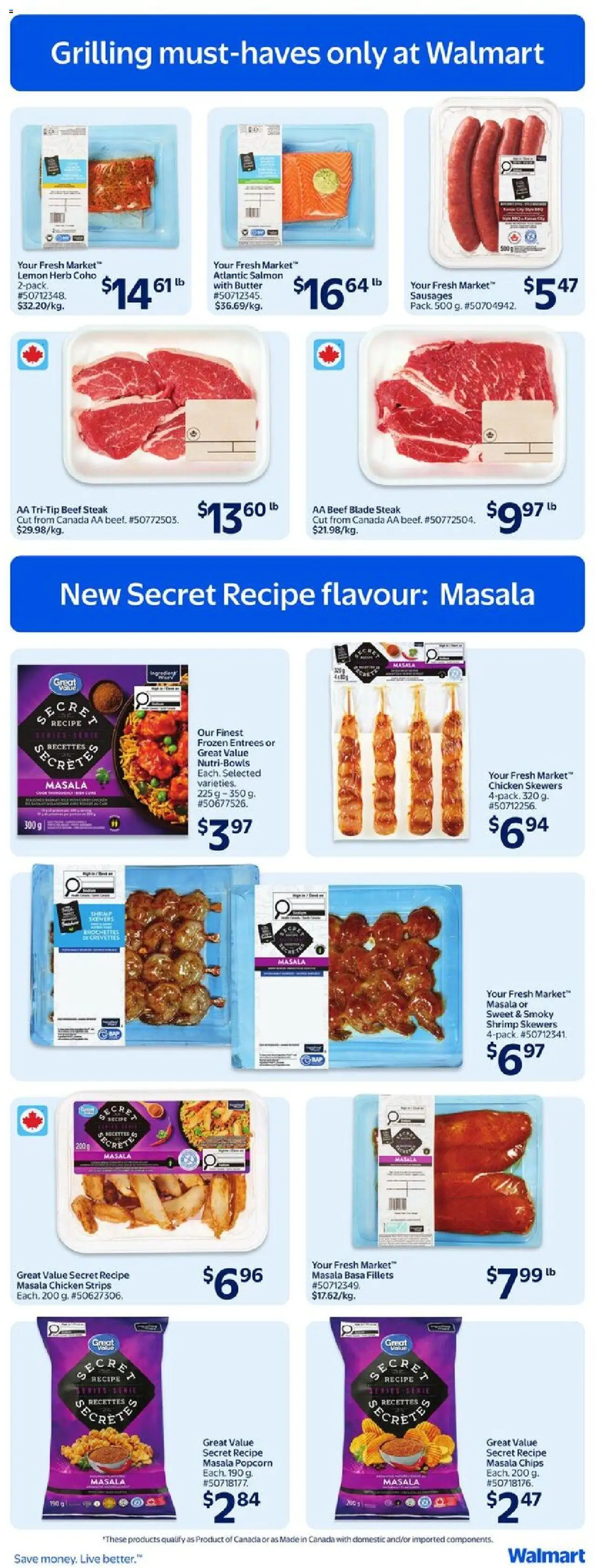 Walmart weekly flyer - page 7- valid from Jul 17, 2025