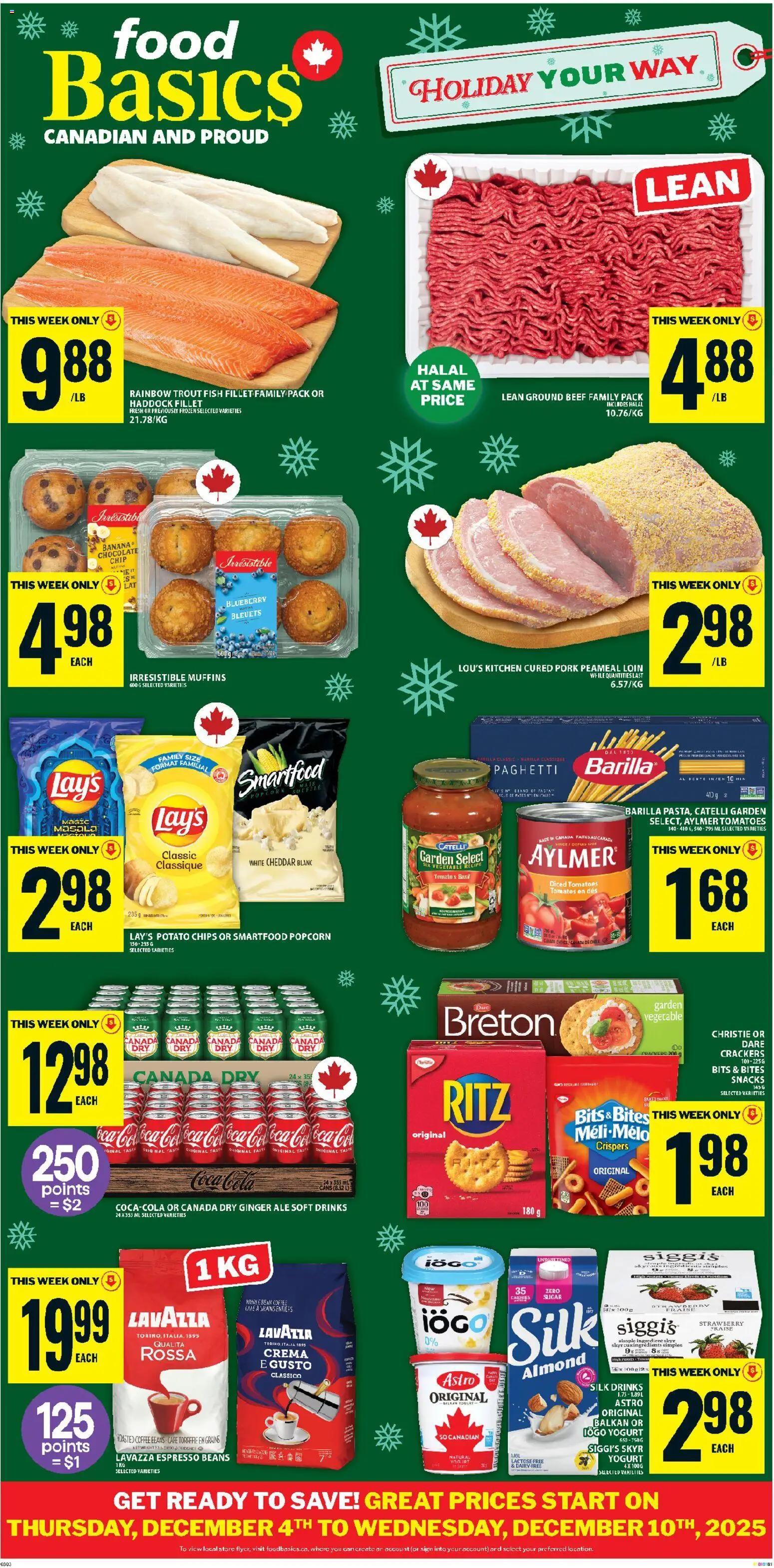 Food Basics weekly flyer / circulaire - page 1- valid from Dec 4, 2025