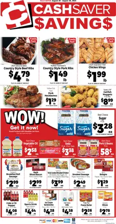 Preview Market Basket Cash Saver valid from 08/20/2025