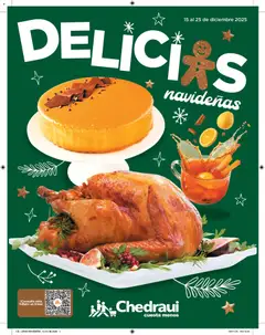 Chedraui folleto Delicias navideñas válido desde 15/12/2025