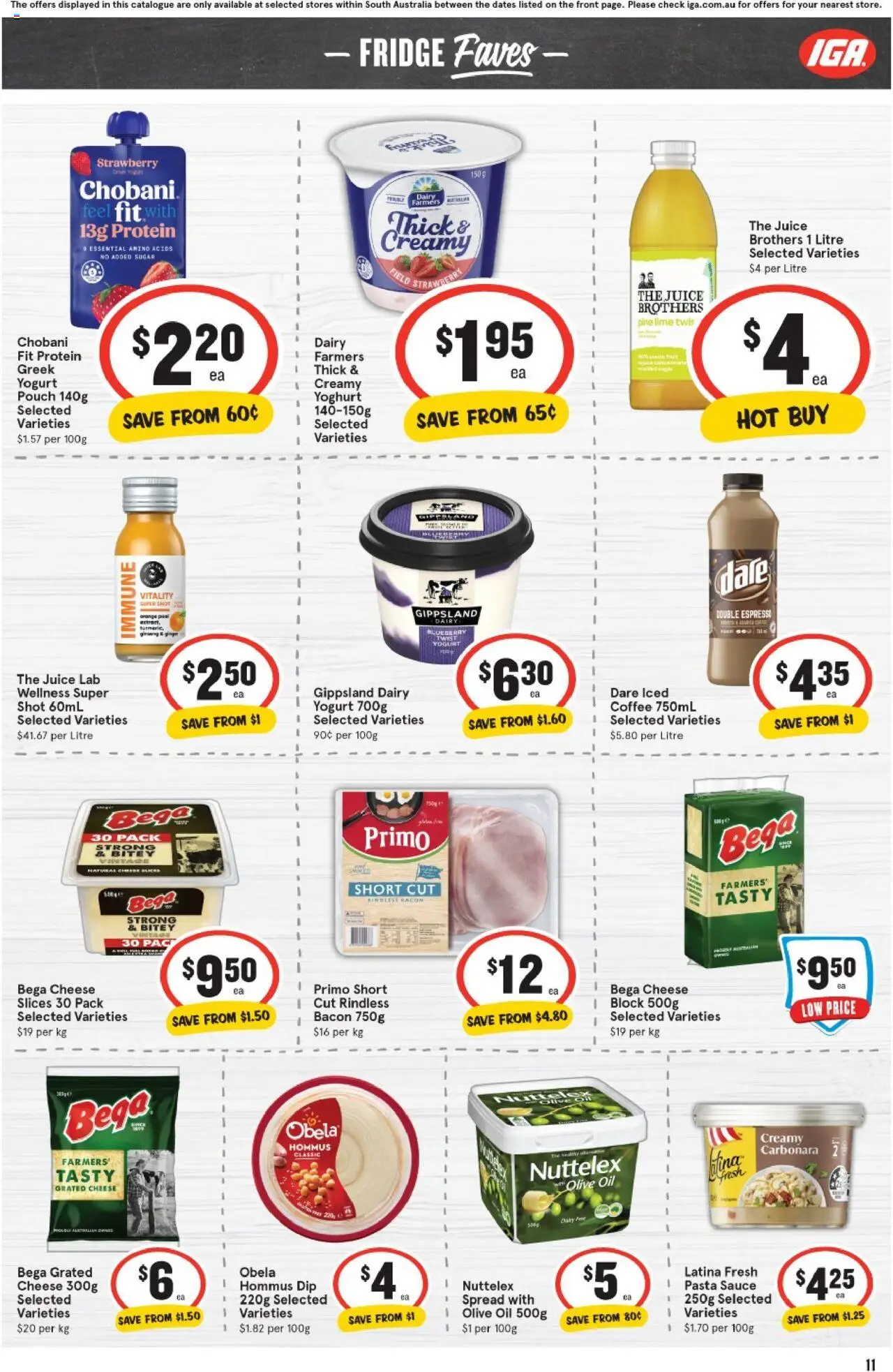 IGA Catalogue SA - page 13- valid from 16/07/2025