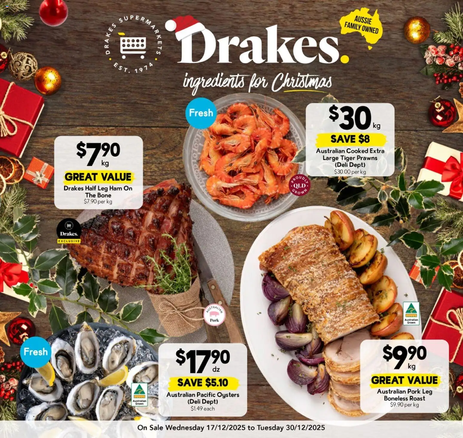 Drakes Catalogue QLD - page 1- valid from 17/12/2025