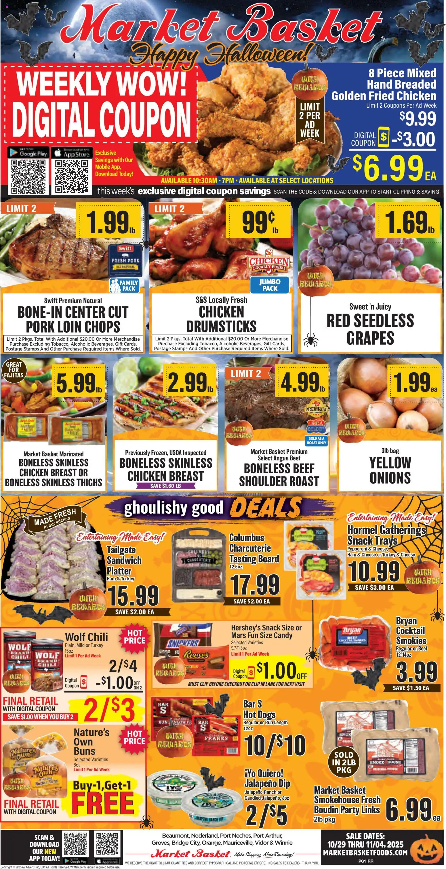 Market Basket Southeast Texas - page 1- valid from 10/29/2025