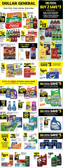 Preview Dollar General Weekly Ad valid from 01/11/2026