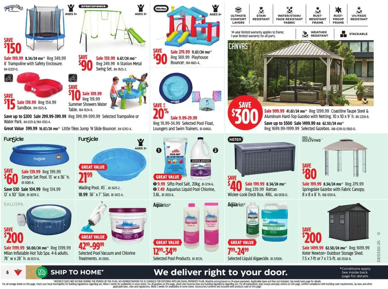 Canadian Tire weekly flyer / circulaire - page 7- valid from Jul 18, 2025