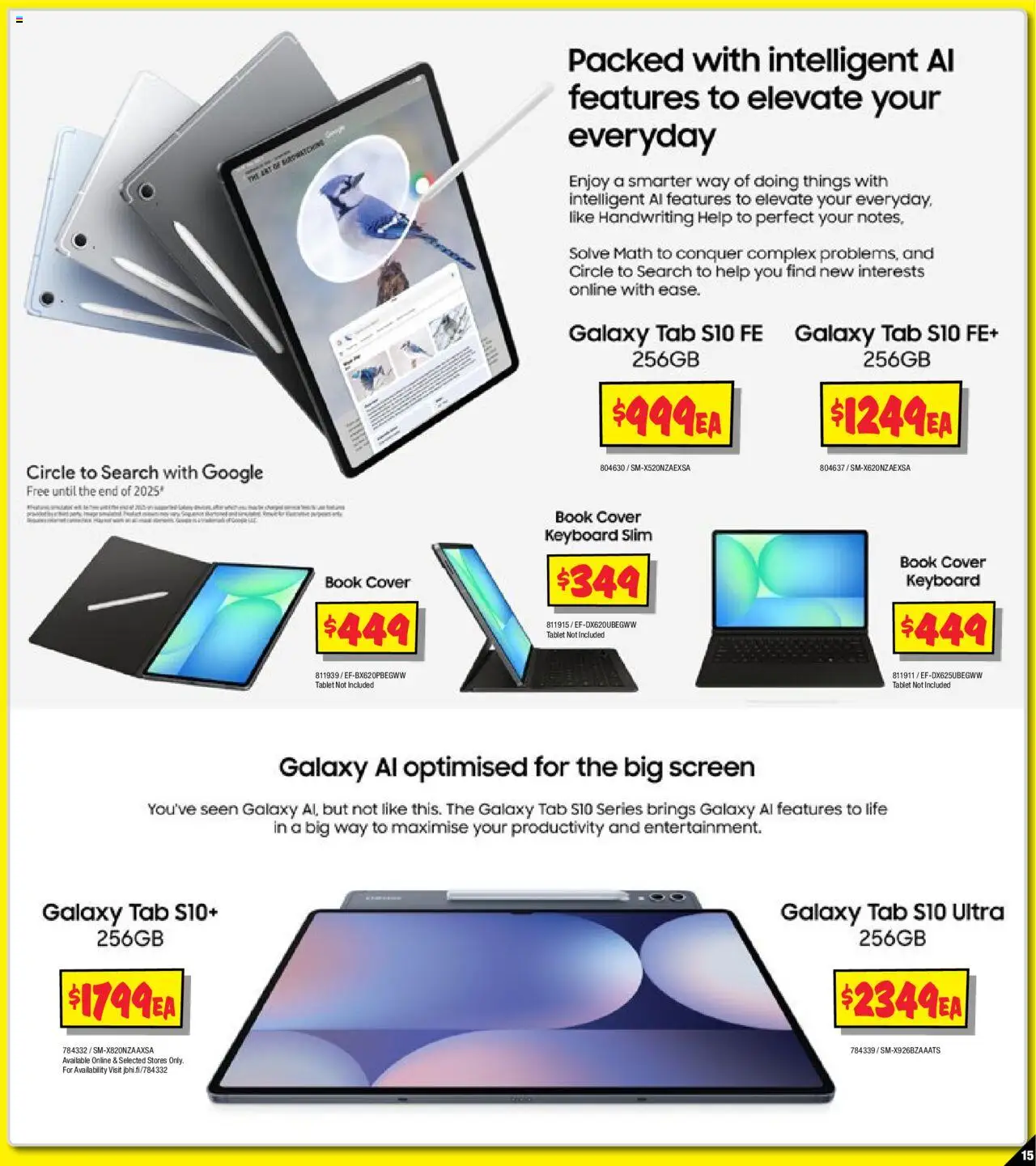 JB Hi-Fi Samsung Pre-Order - page 15- valid from 10/07/2025