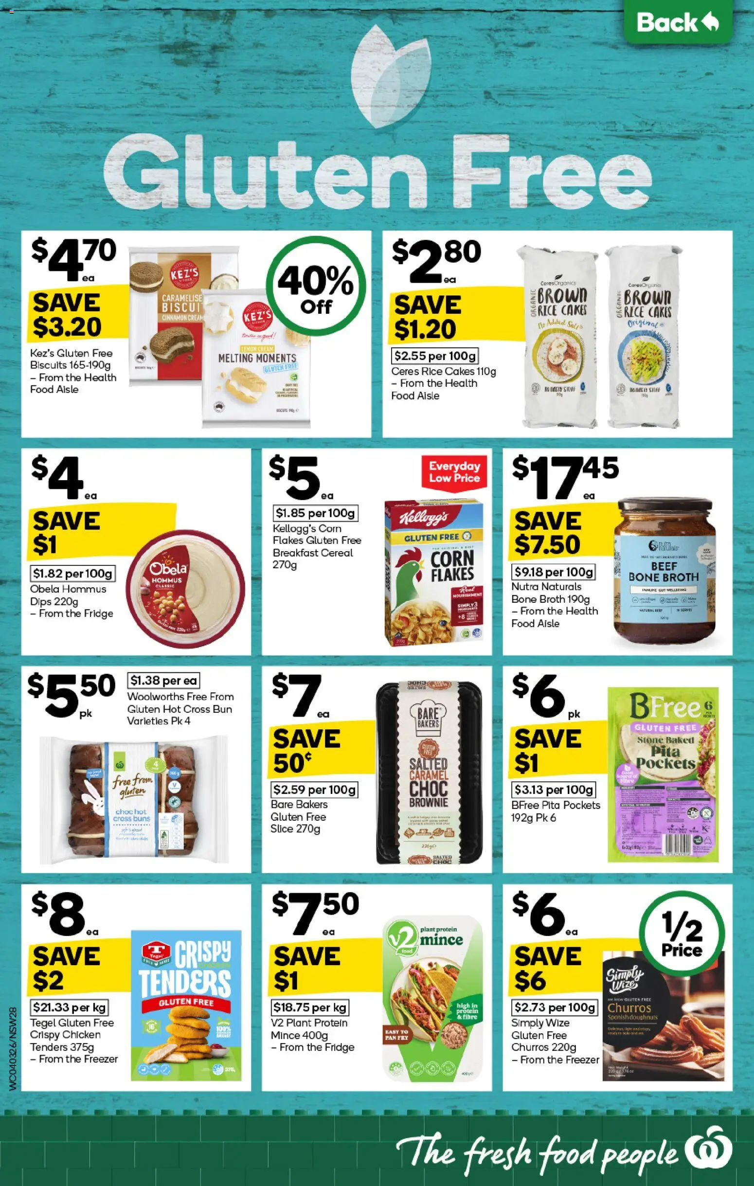 Woolworths catalogue  - page 28- valid from 04/03/2026
