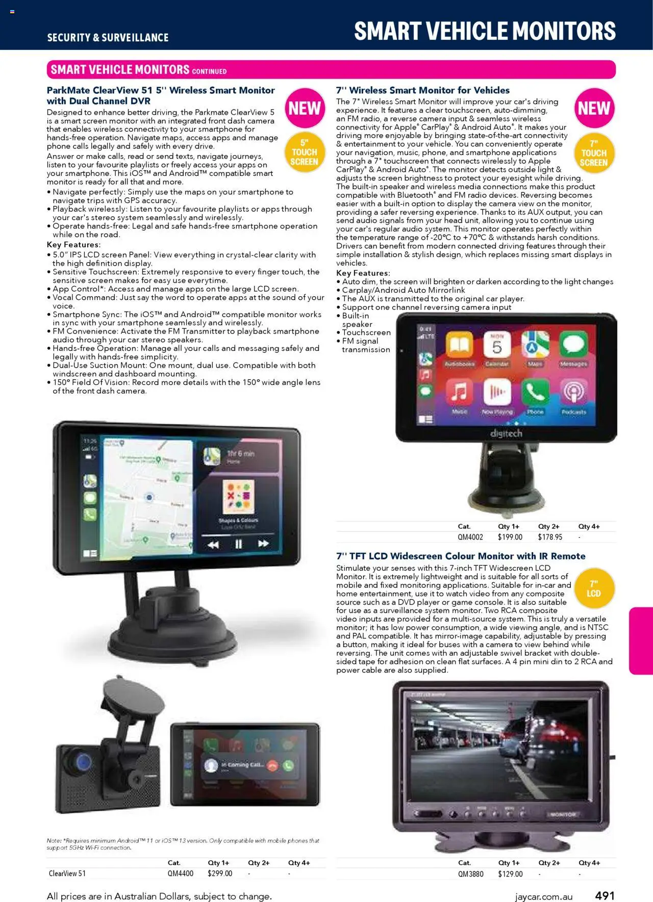 Jaycar Engineering & Scientific Catalogue 2025/2026  - page 491- valid from 09/07/2025