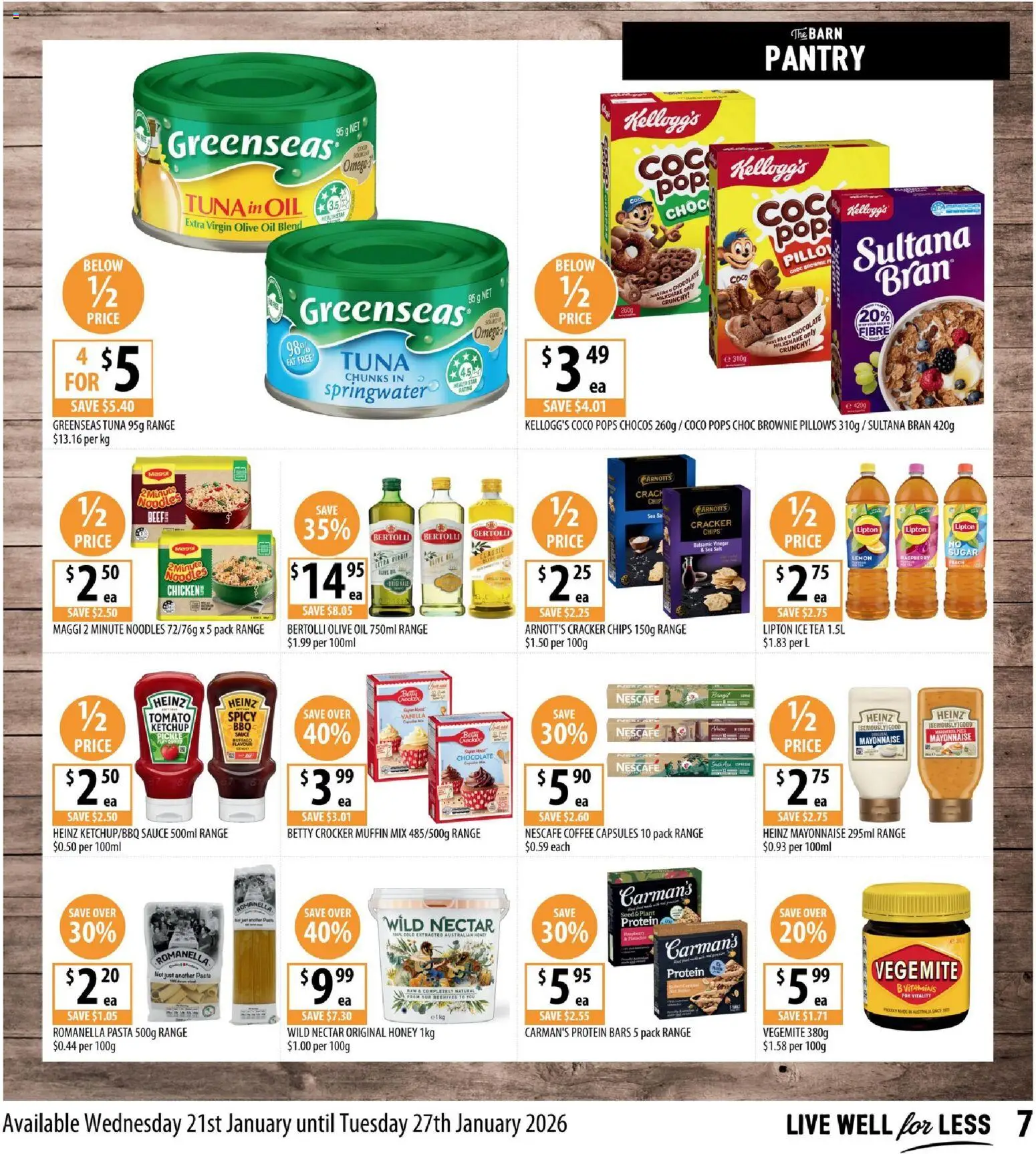 Supabarn  Catalogue  - page 7- valid from 21/01/2026