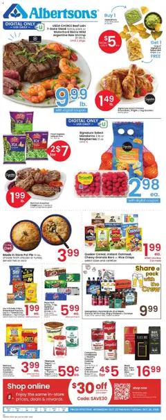 Preview Albertsons Weekly Ad valid from 10/22/2025