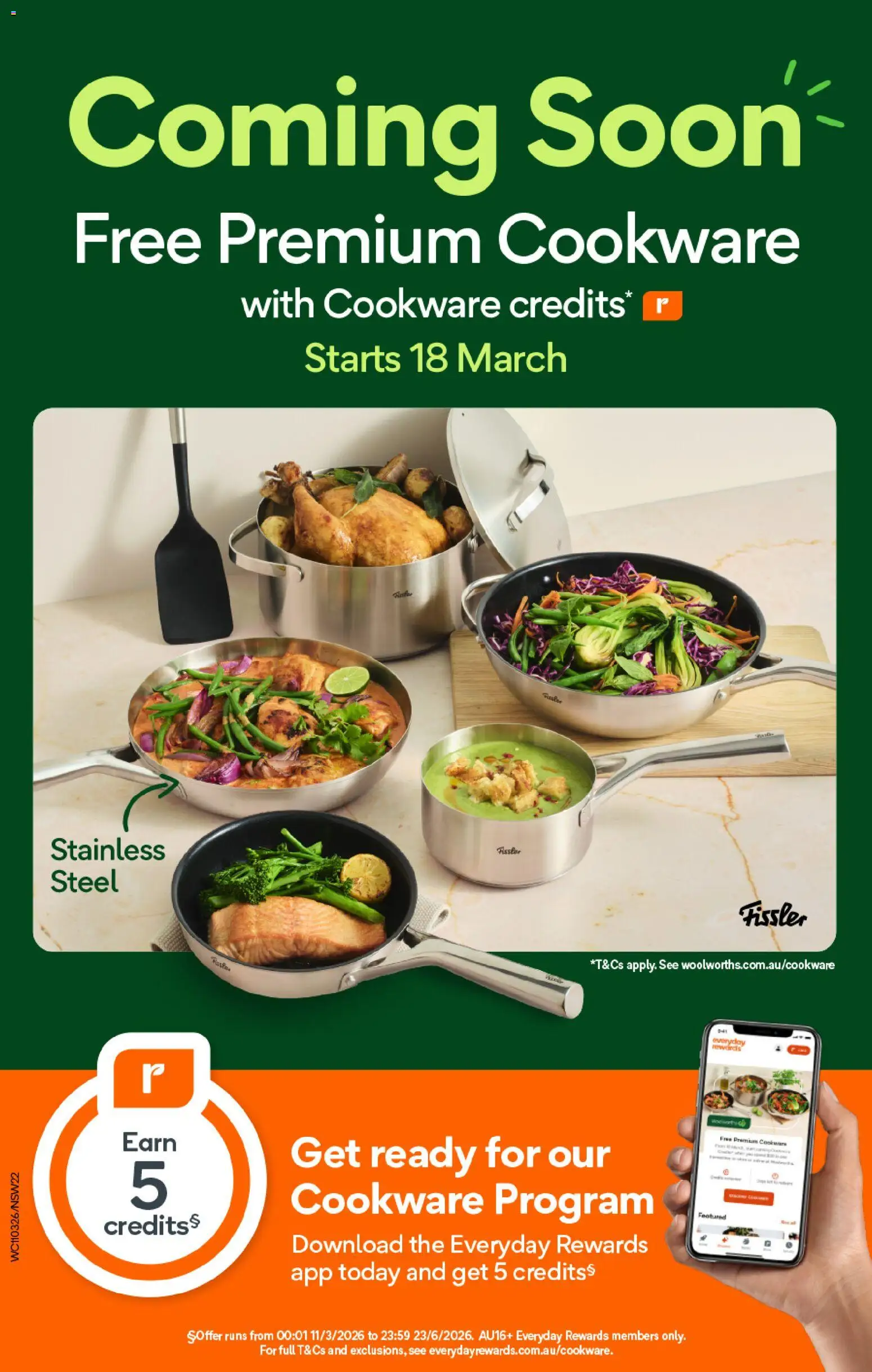Woolworths catalogue  - page 22- valid from 11/03/2026