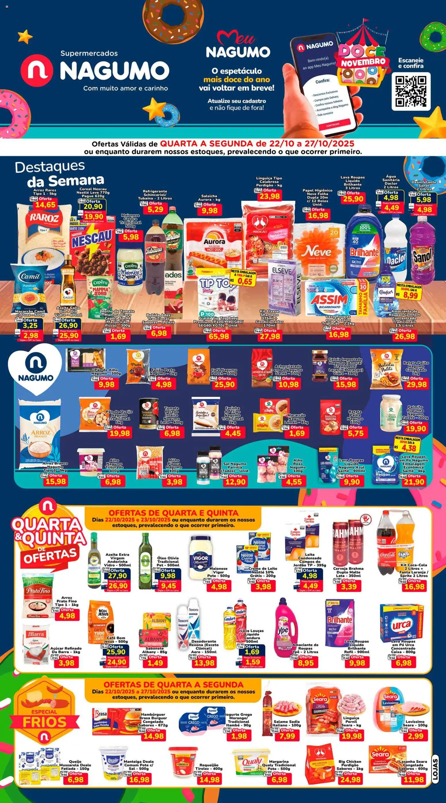 Nagumo - Ofertas da semana - página 1- válido a partir de 22/10/2025
