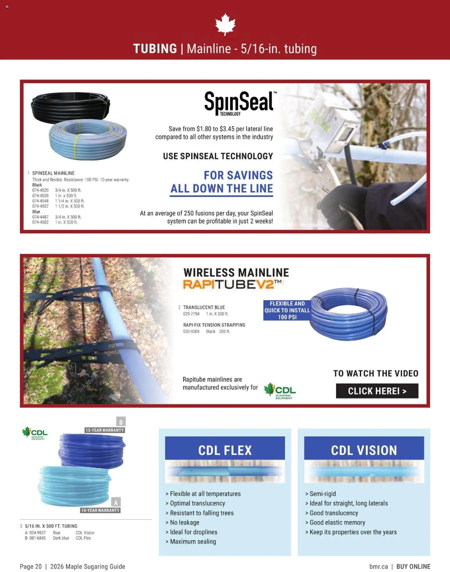 BMR - Agrizone Maple Sugaring Guide - page 20- valid from Jan 1, 2026