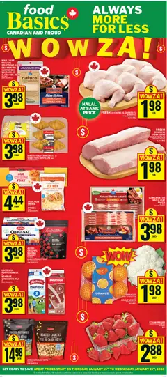 Preview Food Basics weekly flyer / circulaire valid from Jan 15, 2026