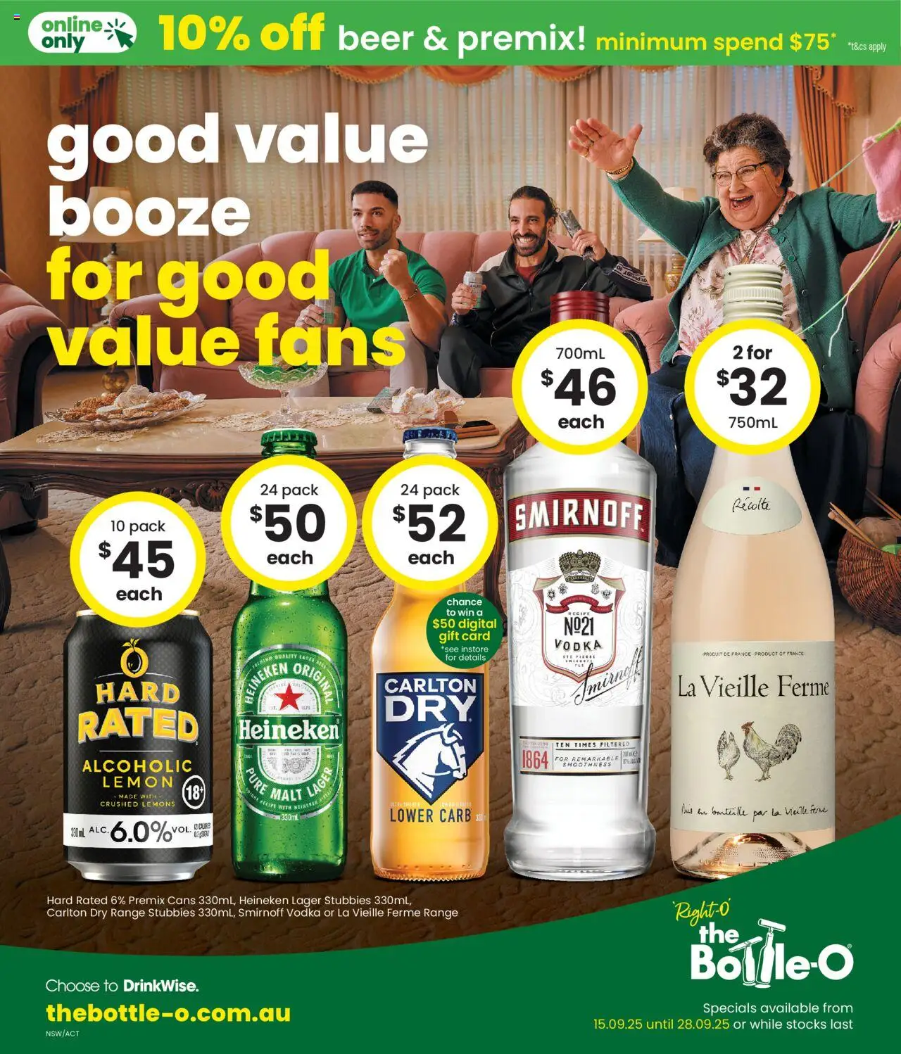 The Bottle-O  Catalogue  - page 1- valid from 15/09/2025