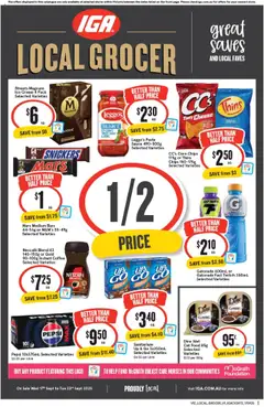 IGA catalogue preview - valid from 17/09/2025