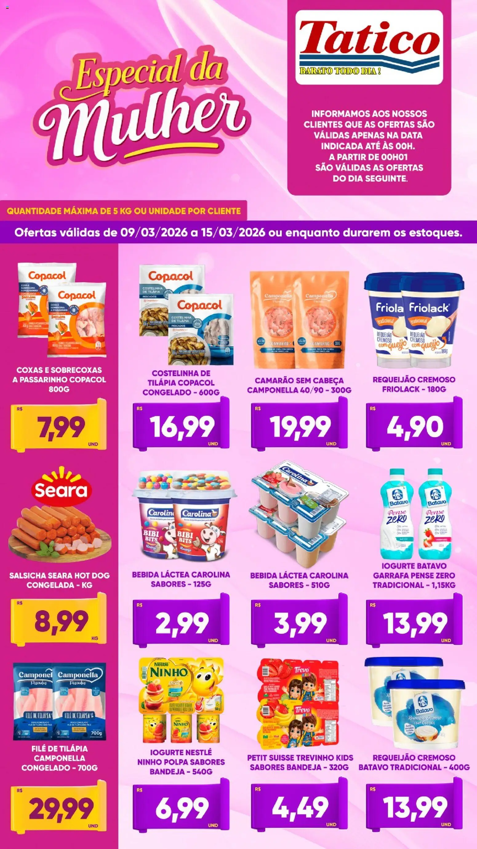 Tatico - Ofertas da semana - página 1- válido a partir de 09/03/2026
