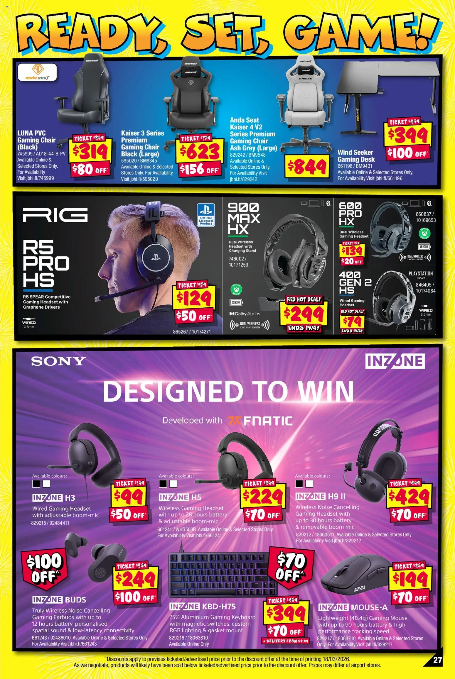JB Hi-Fi catalogue  - page 27- valid from 30/03/2026