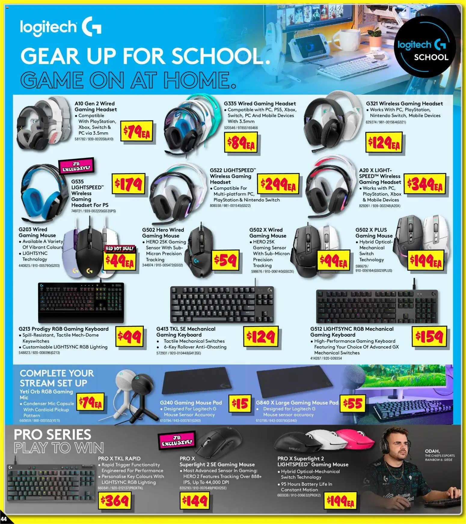 JB Hi-Fi - School time sellout on computers - page 44- valid from 08/01/2026