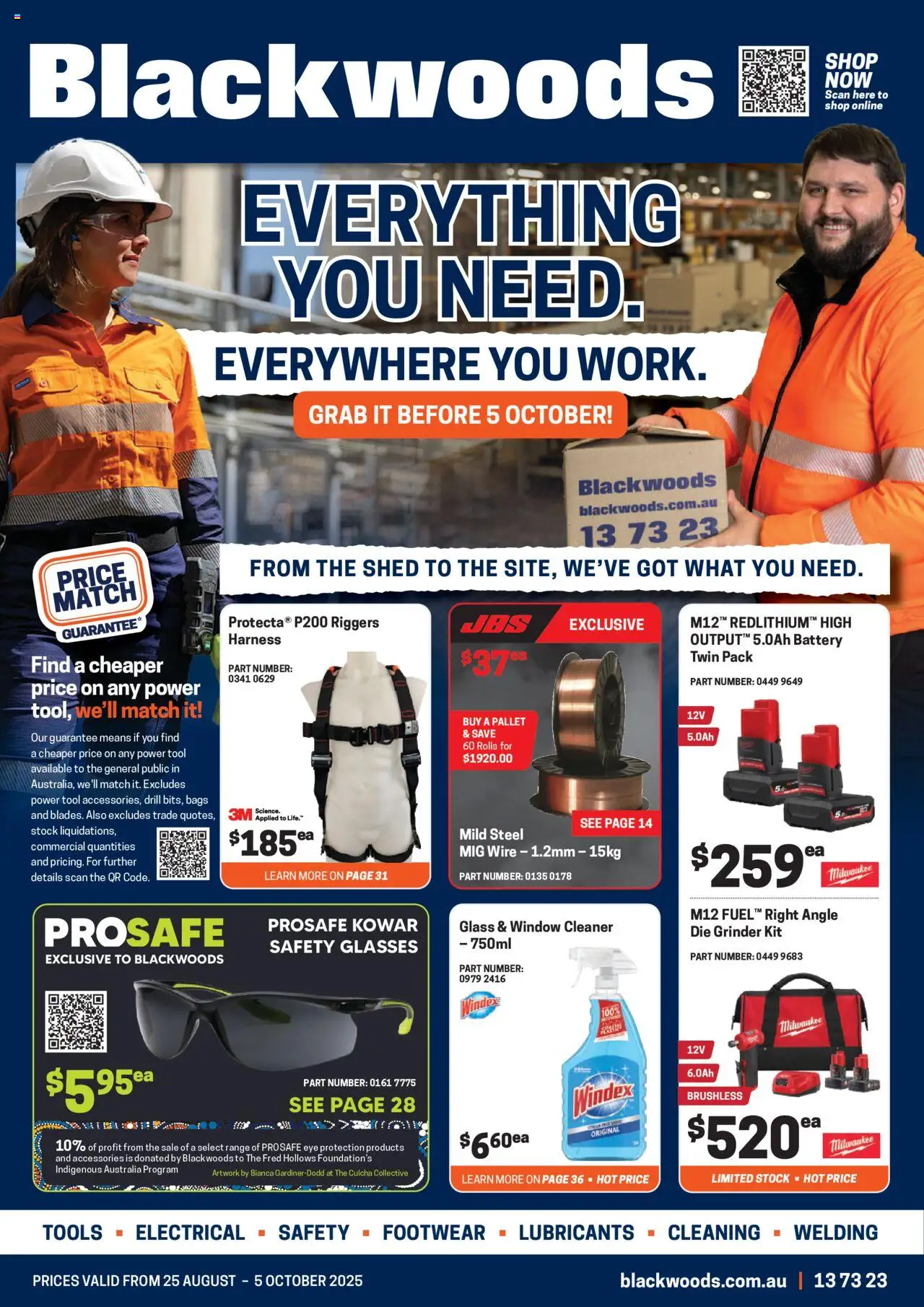 Black Woods Catalogue  - page 1- valid from 25/08/2025
