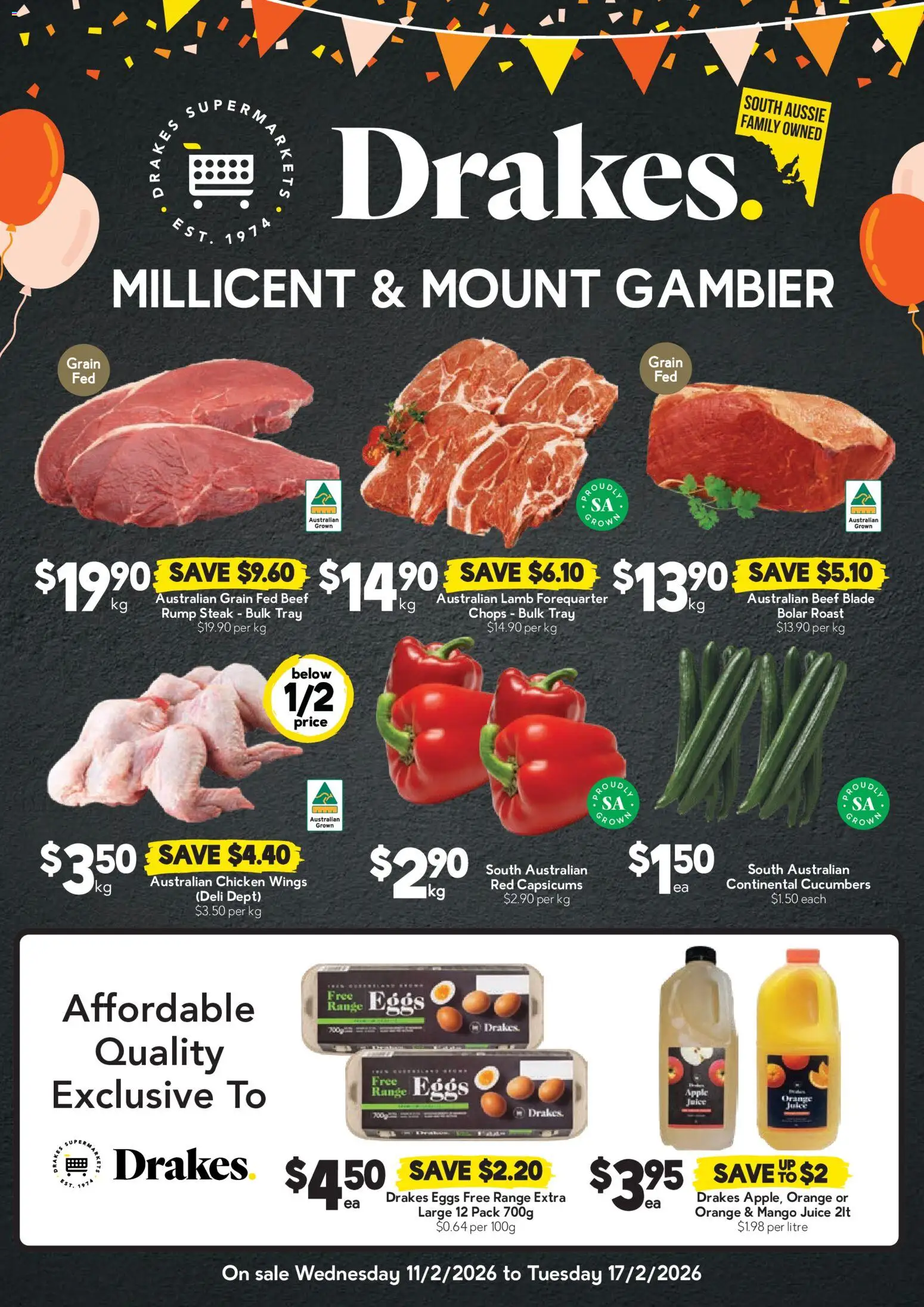 Drakes Millicent & Mount Gambier - page 1- valid from 11/02/2026