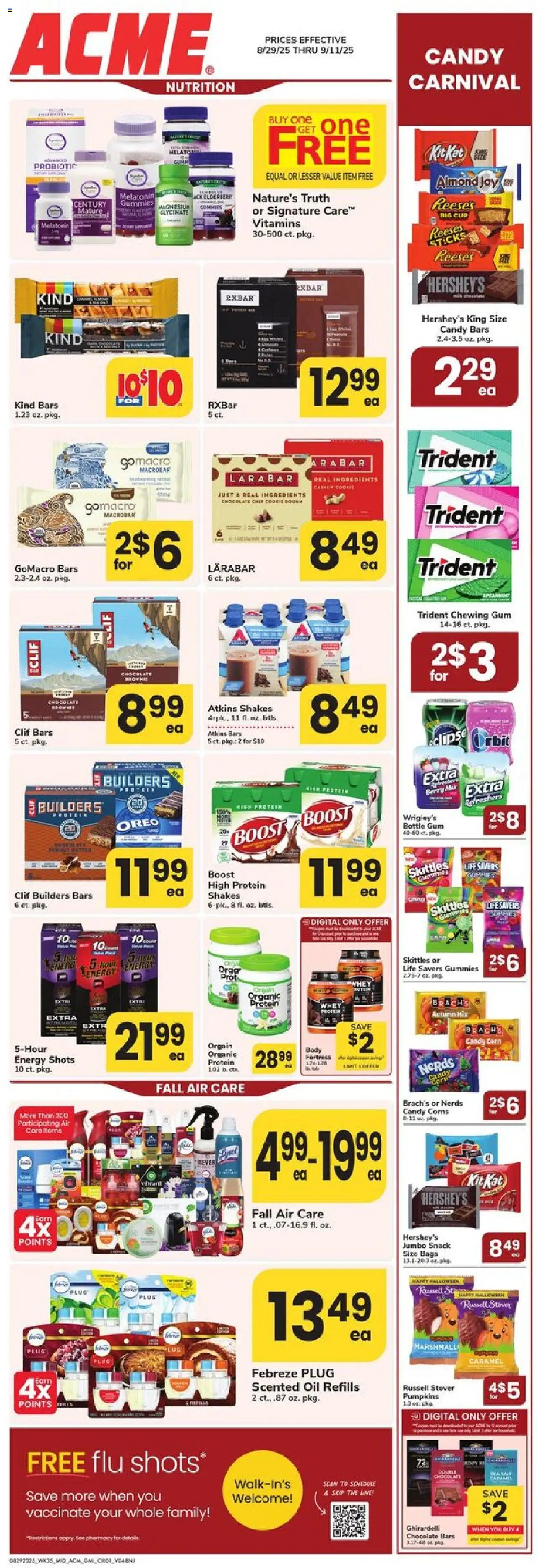 Acme Acme Markets - GMI - page 1- valid from 08/29/2025