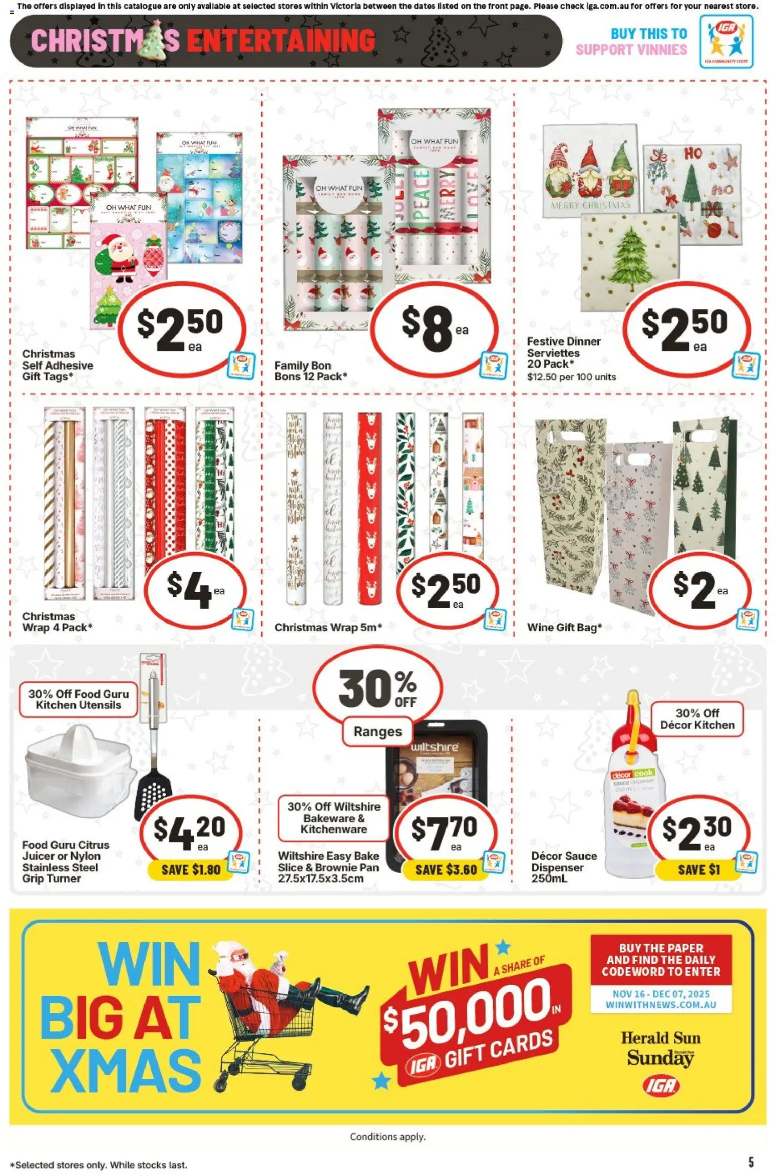 IGA Catalogue  - page 8- valid from 03/12/2025