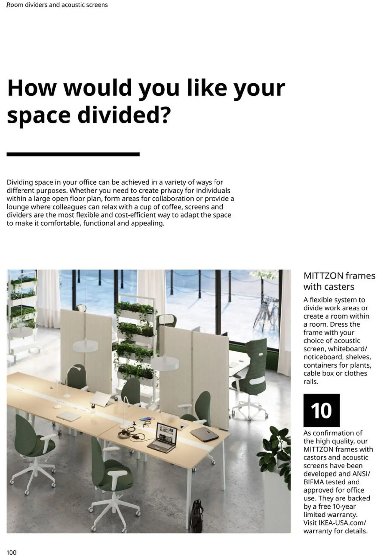 IKEA Office Brochure 2025 - page 100- valid from 03/01/2025