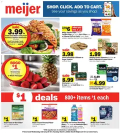 Preview Meijer Weekly Ad valid from 02/25/2026