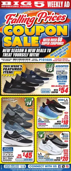 Preview Big 5 Sporting Goods Weekly Ad valid from 10/10/2025