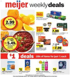 Preview Meijer Weekly Ad valid from 01/07/2026