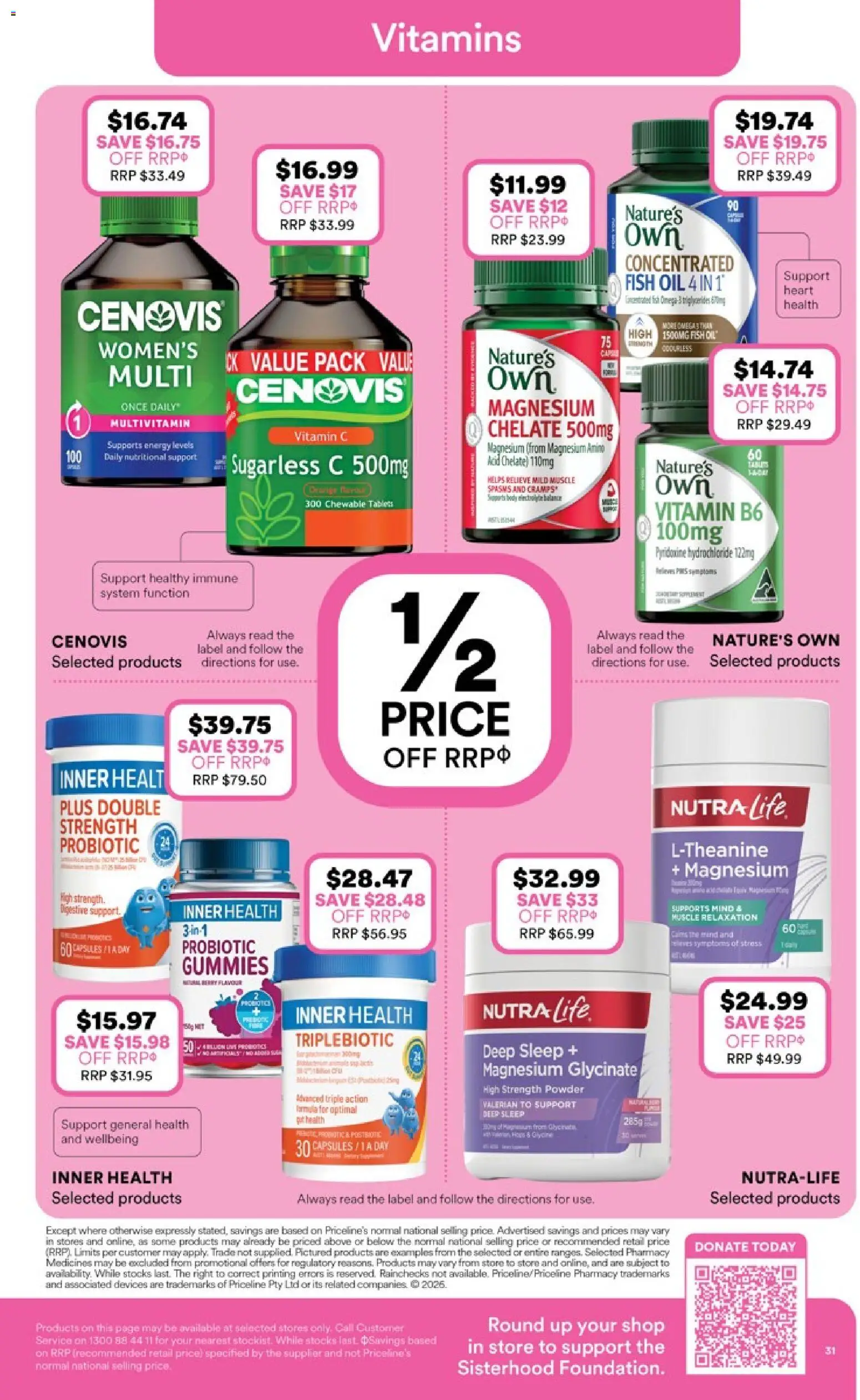 Priceline Pharmacy catalogue  - page 31- valid from 05/03/2026