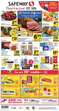 Preview Safeway Weekly Ad valid from 09/10/2025