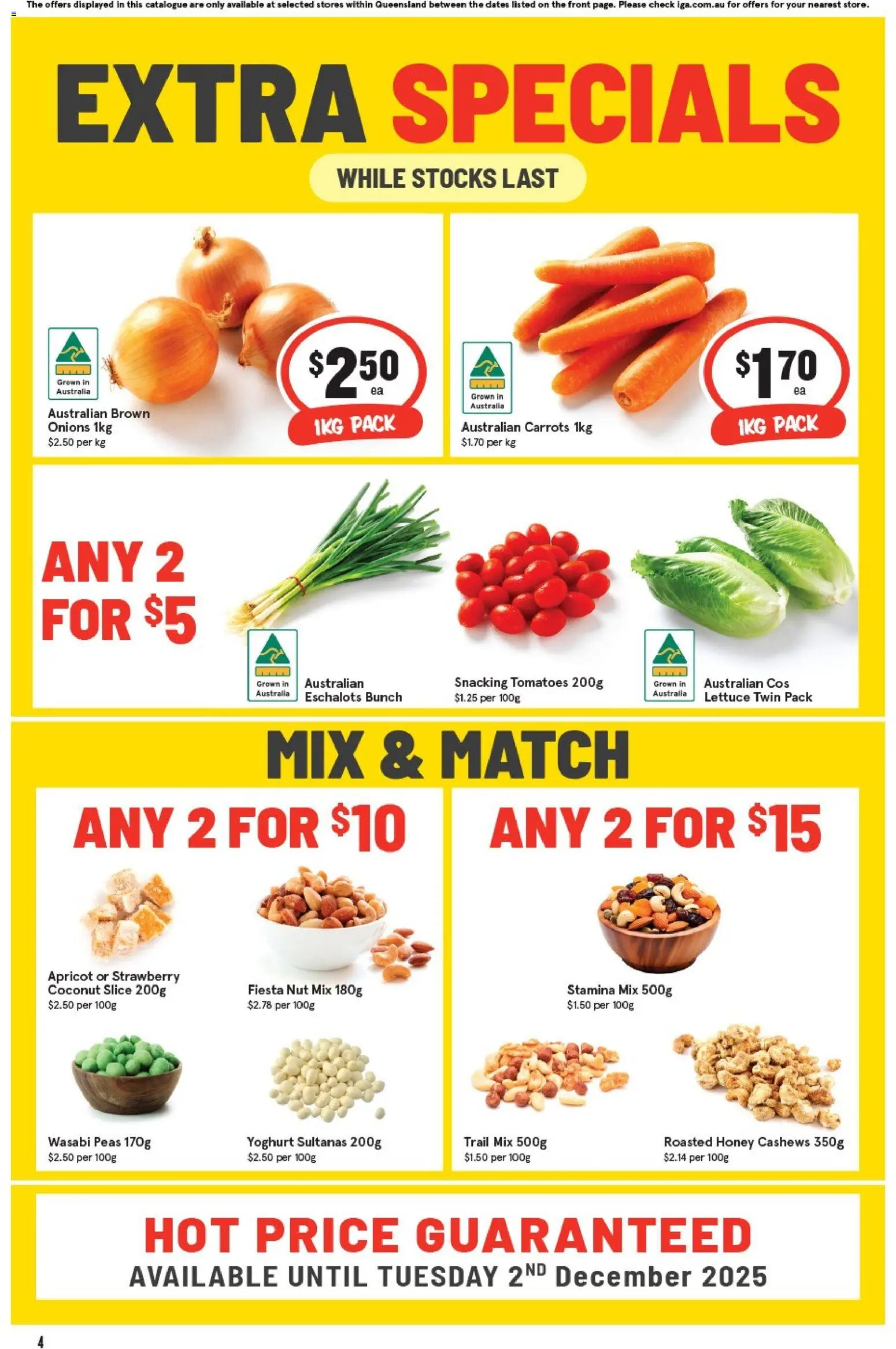 IGA Extra Specials QLD - page 1- valid from 05/11/2025