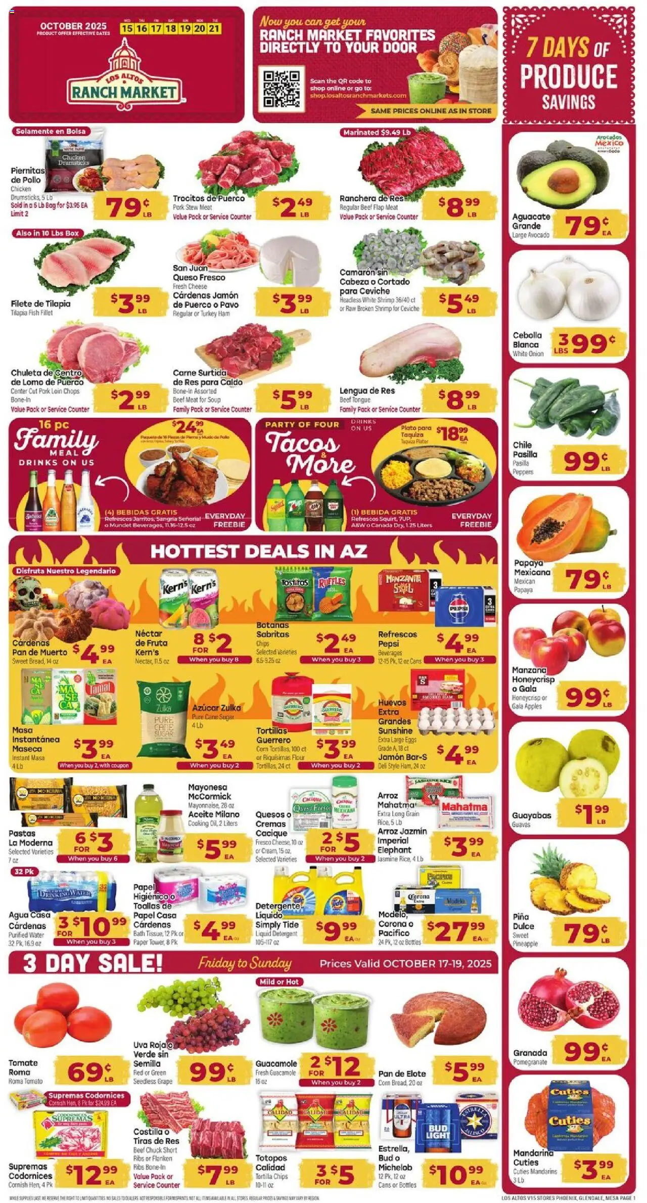 Cardenas Weekly Ad - AZ - page 1- valid from 10/15/2025