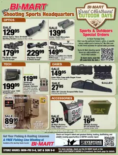 Preview Bi-Mart Great Nortwest Outdoor Days valid from 01/28/2026