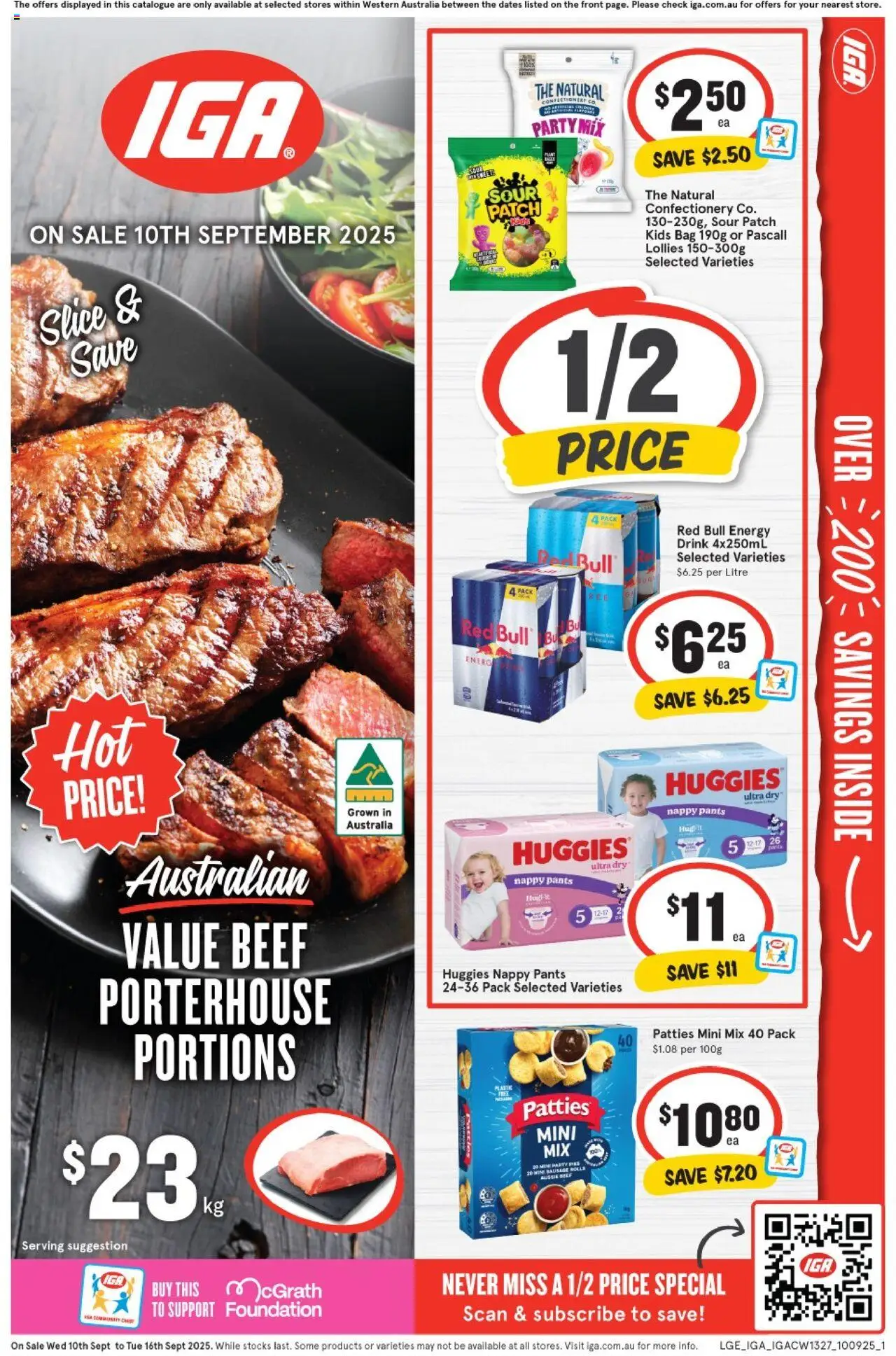 IGA Catalogue WA - page 1- valid from 10/09/2025