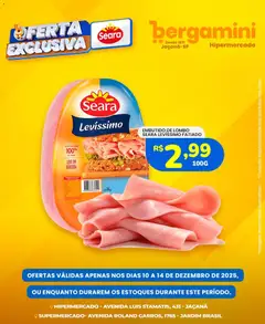 Pré-visualização Supermercado Bergamini - Ofertas Seara válida a partir de 10/12/2025