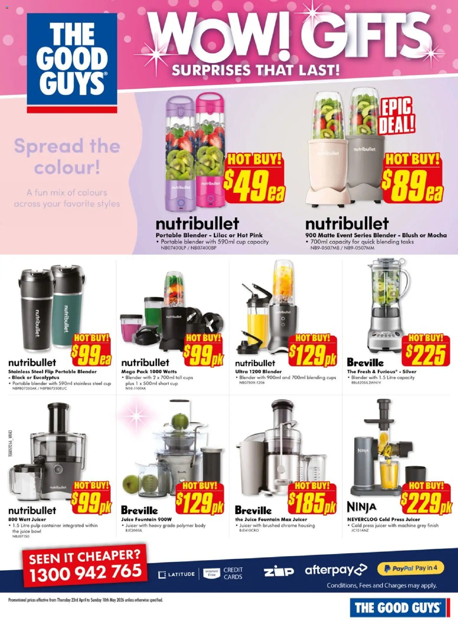The Good Guys catalogue  - page 10- valid from 22/04/2026