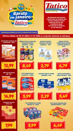 Pré-visualização Tatico - Ofertas da semana válida a partir de 05/01/2026