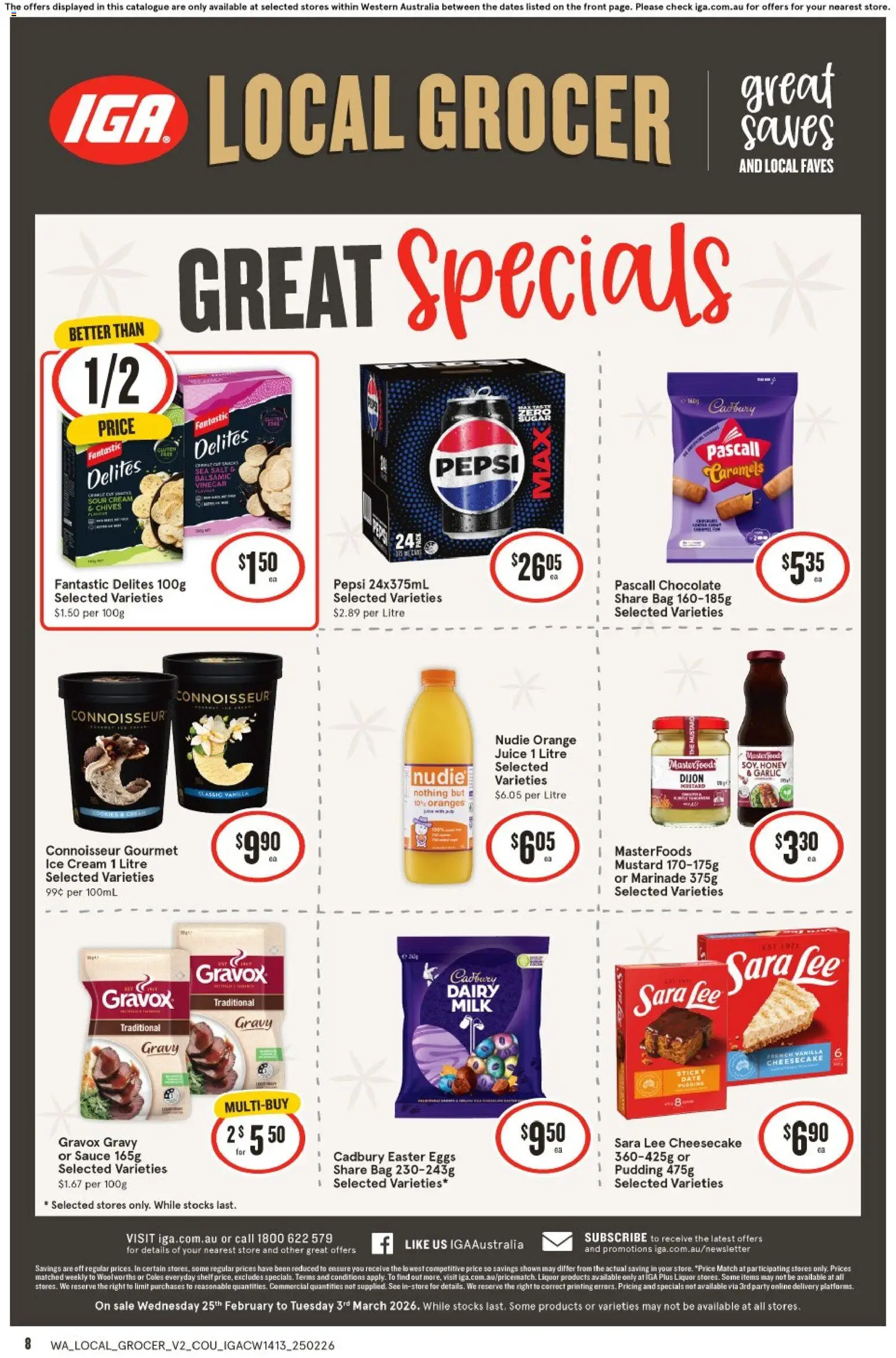IGA Local Grocer NT/WA - page 8- valid from 25/02/2026