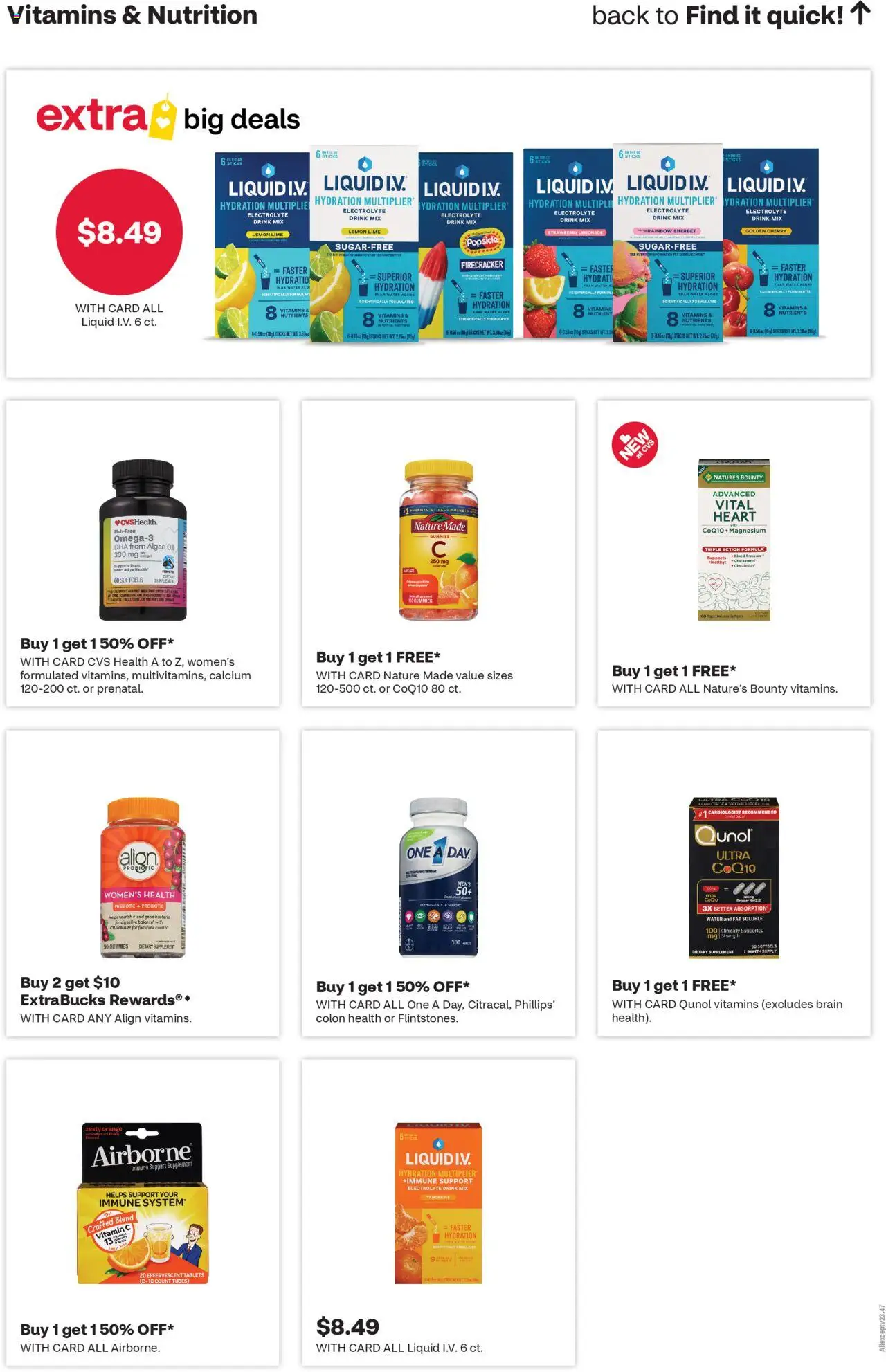 CVS Pharmacy Weekly Ad - NY - page 10- valid from 07/20/2025