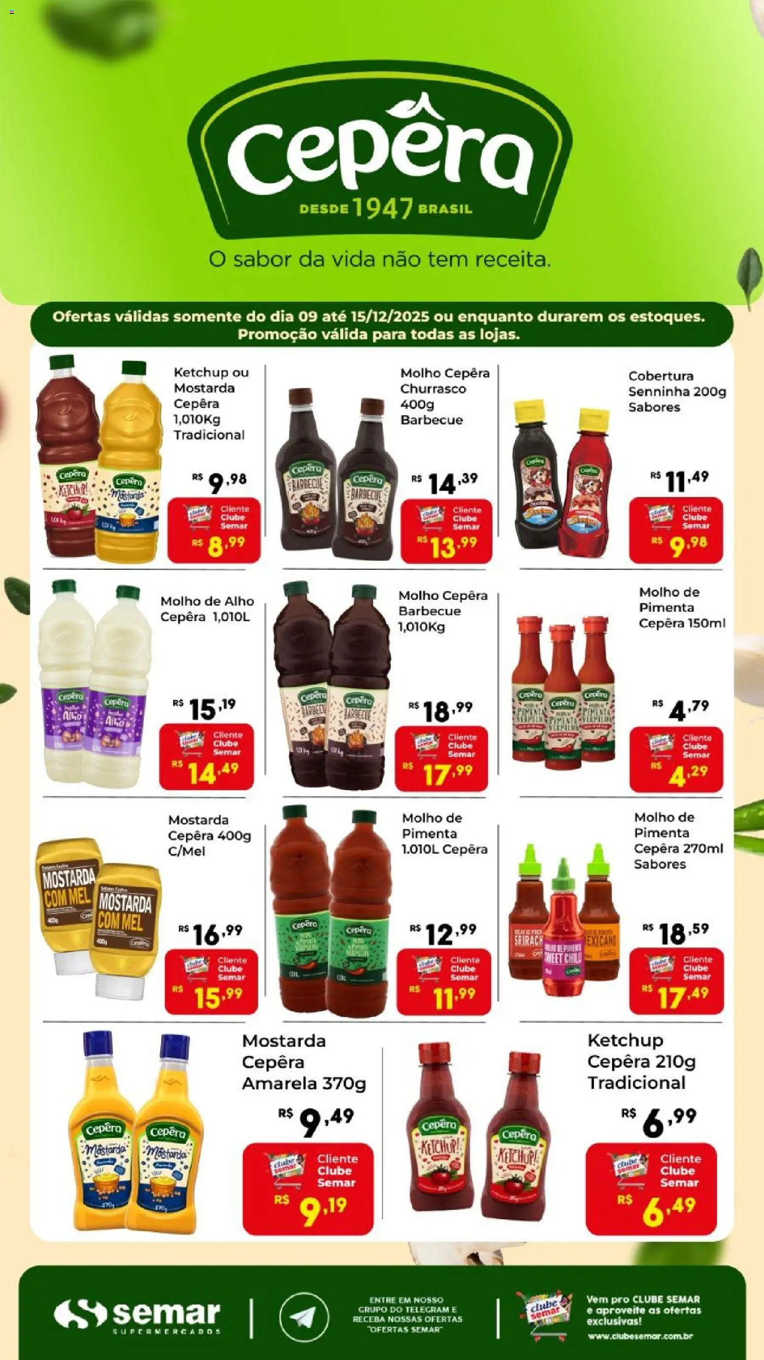 Semar Supermercado - Ofertas Cepêra - página 1- válido a partir de 09/12/2025
