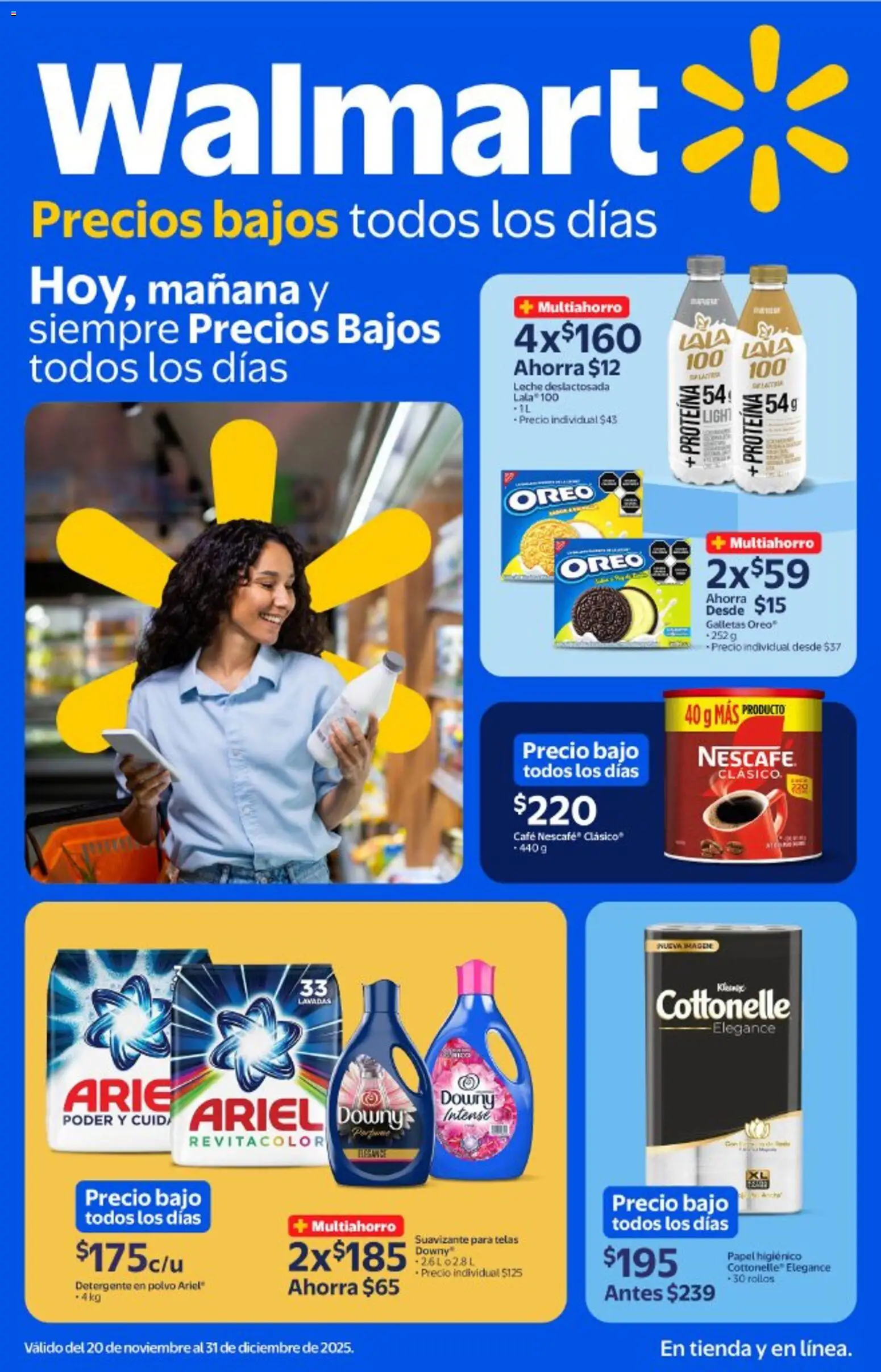 Walmart folleto Precios bajos todos los días - página 1- válido desde 20/11/2025