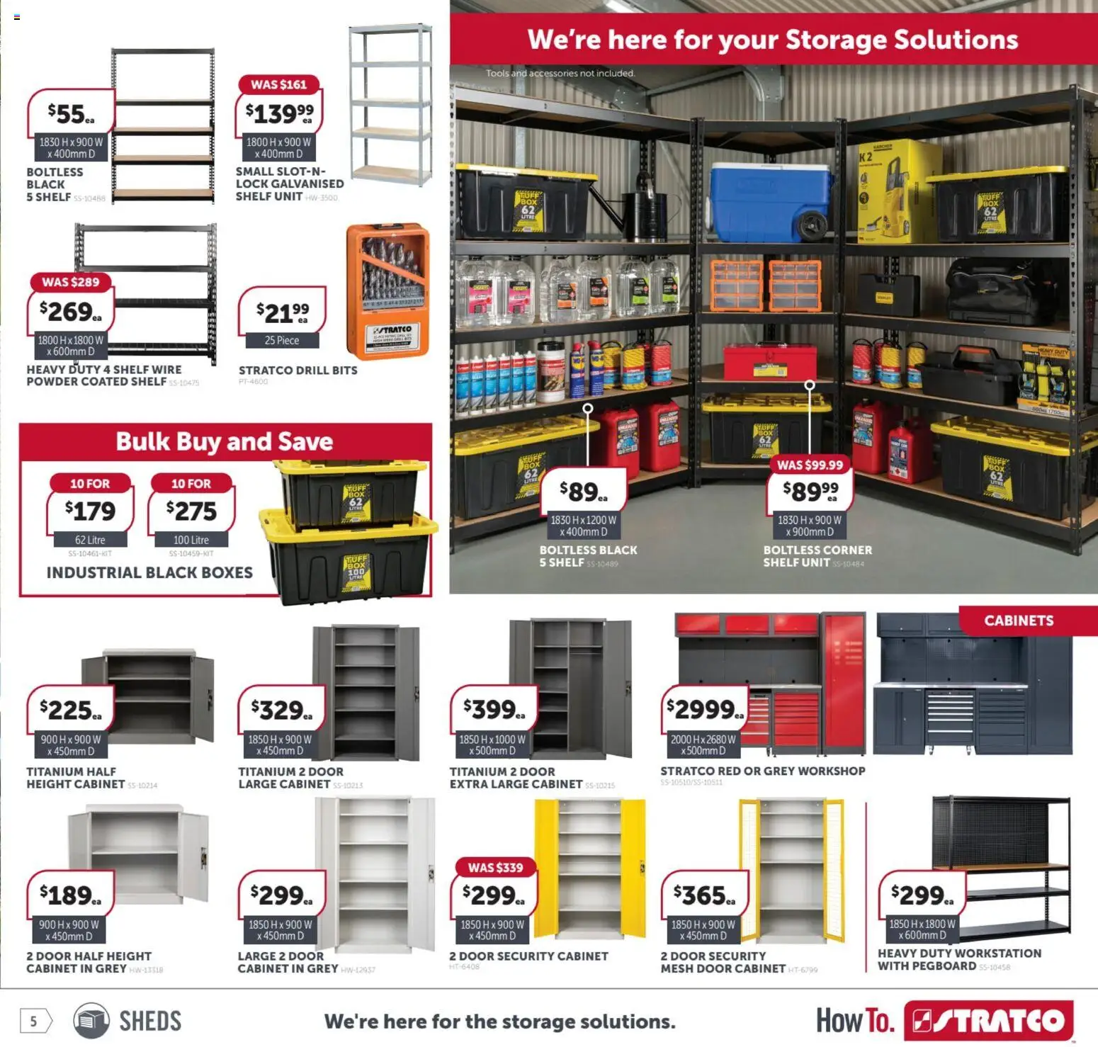 Stratco catalogue  - page 5- valid from 17/04/2026