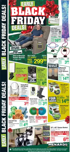 Preview Menards Black Friday valid from 10/22/2025