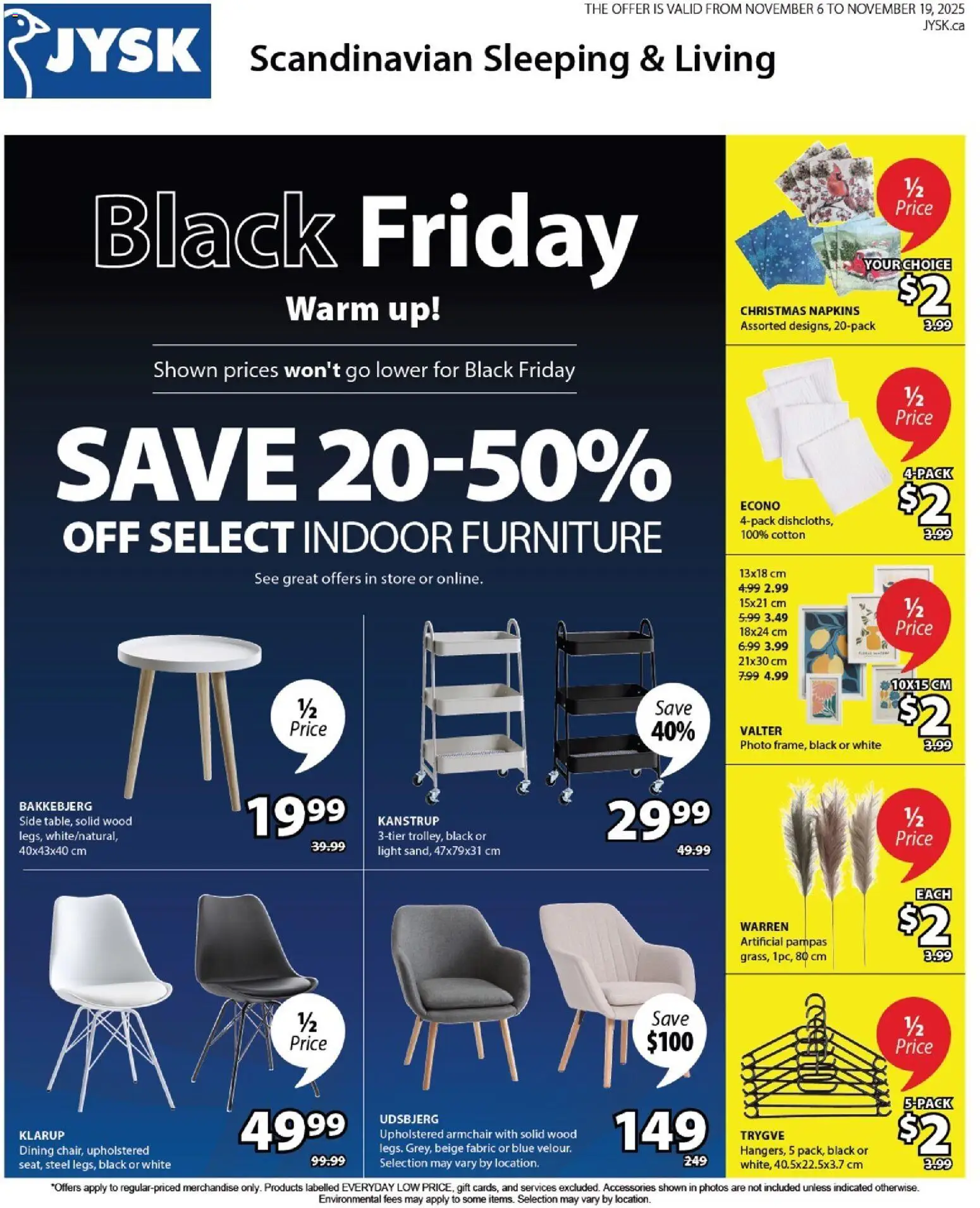 JYSK Black Friday Flyer - page 1- valid from Nov 6, 2025
