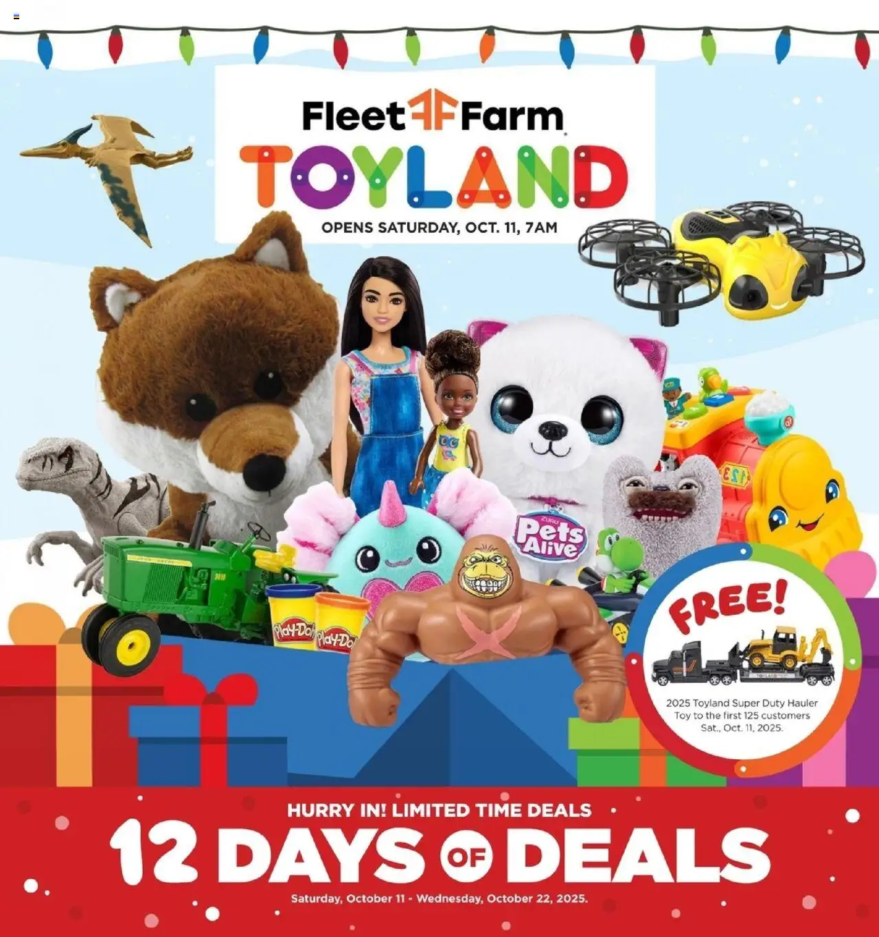 Mills Fleet Farm Toyland Catalog - page 1- valid from 10/01/2025