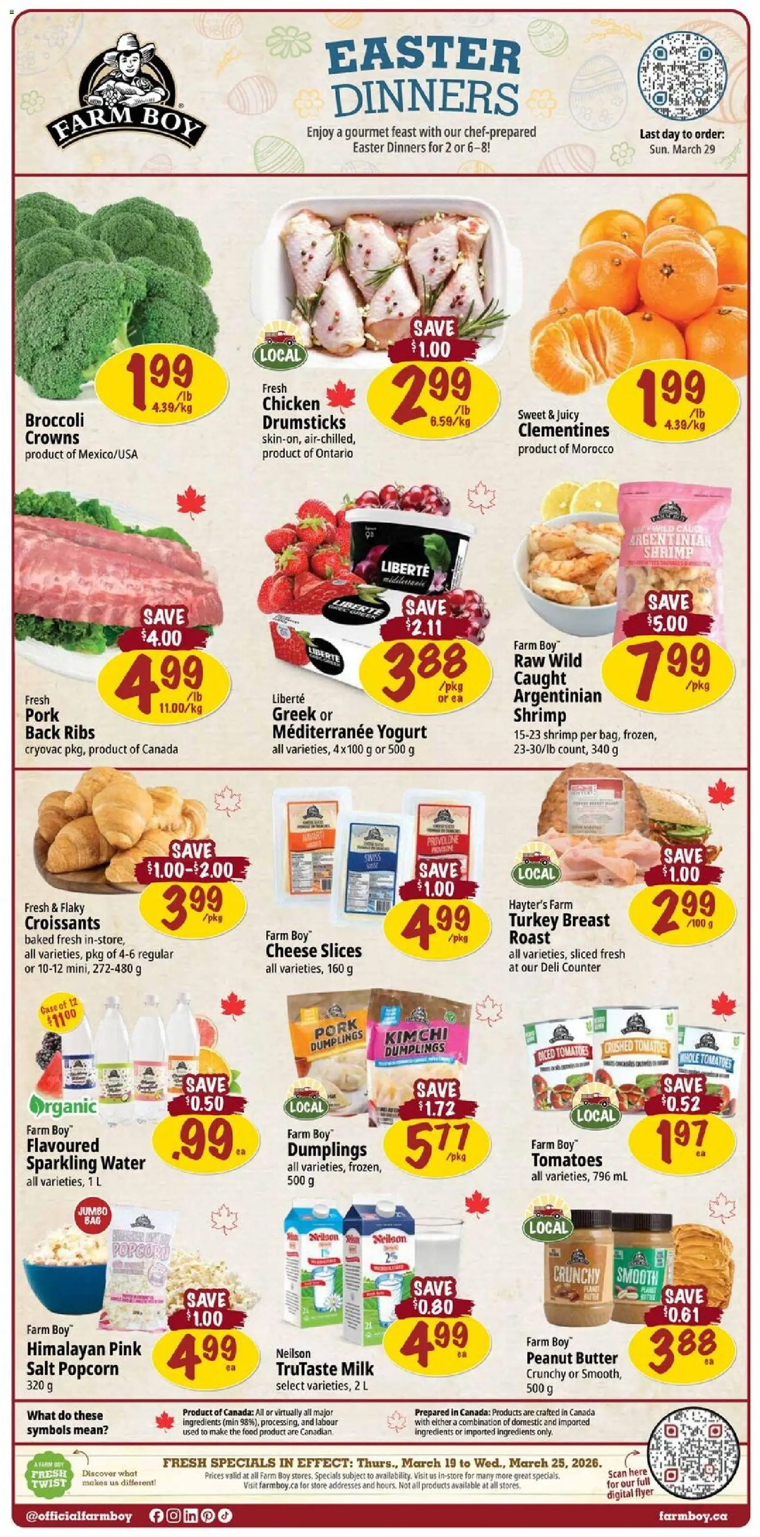 Farm Boy weekly flyer / circulaire - page 1- valid from Mar 19, 2026