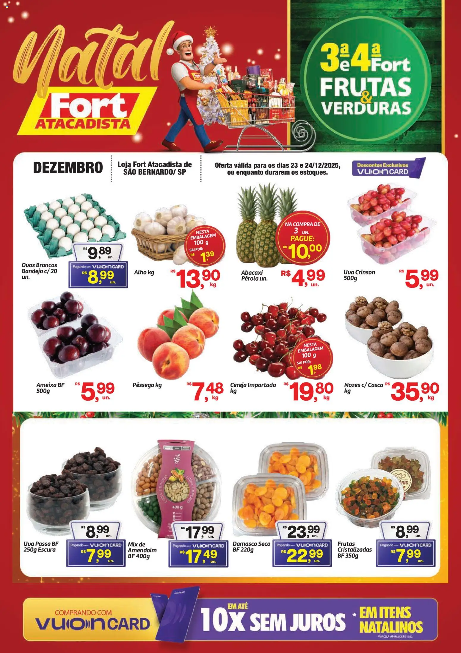 Fort Atacadista - Ofertas Frutas, Verduras - página 1- válido a partir de 23/12/2025
